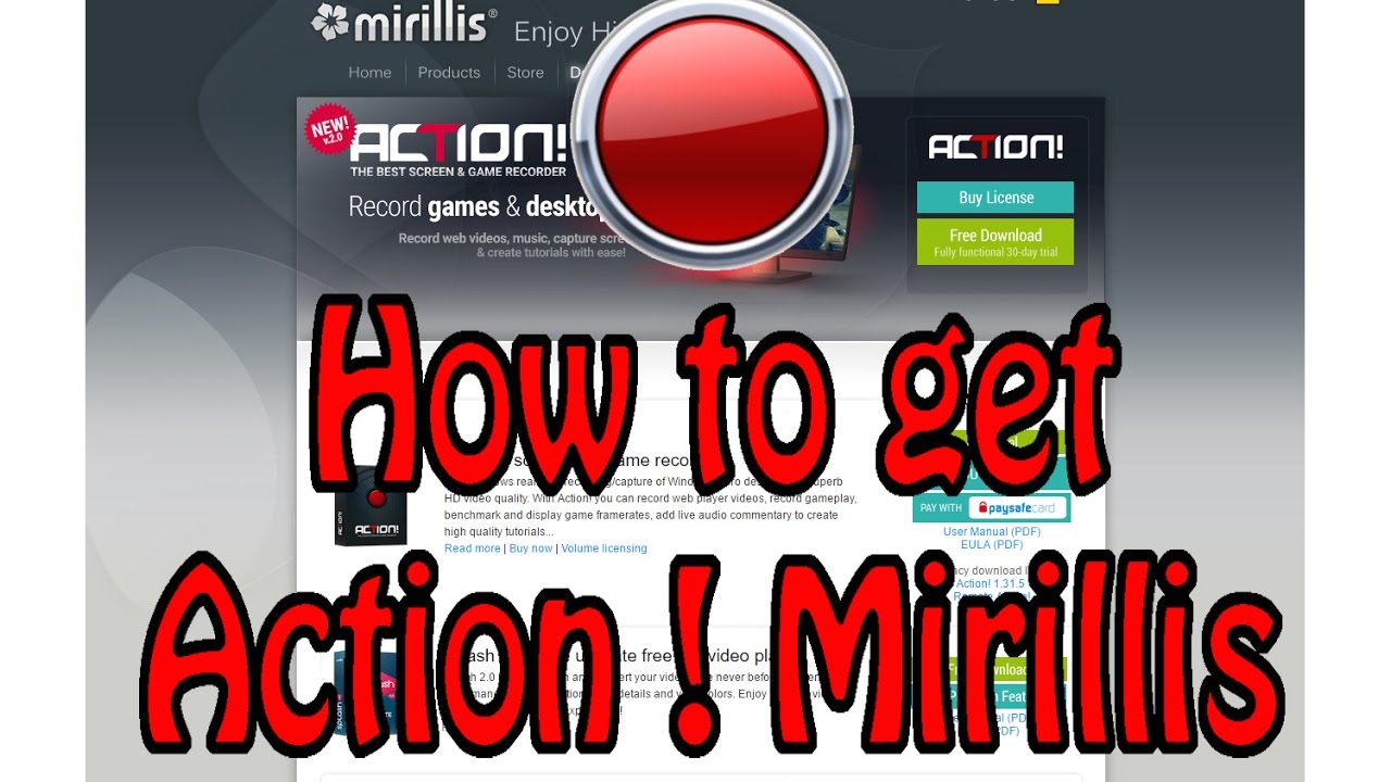 action mirillis activation code
